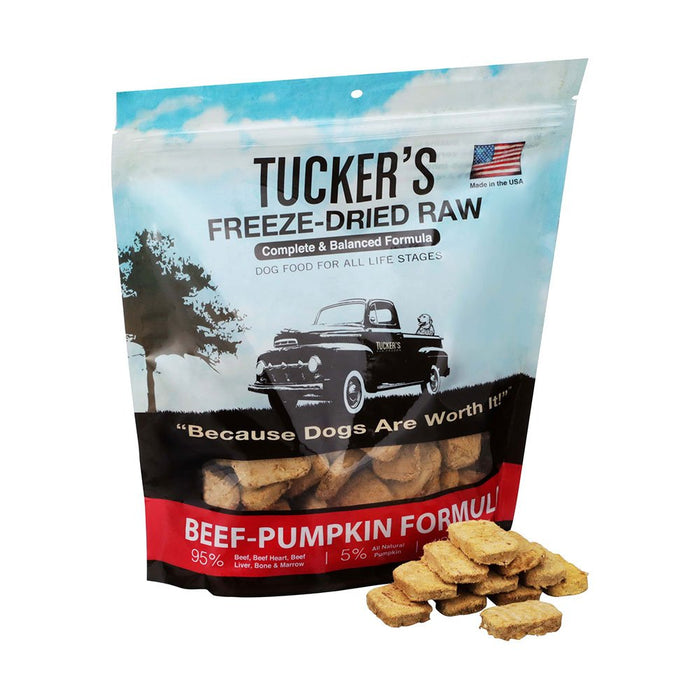 Photo of Tucker's-Tucker's Formula Freeze-Dried Dog Food-Beef & Pumpkin-14 oz-from Pet Wish Pros