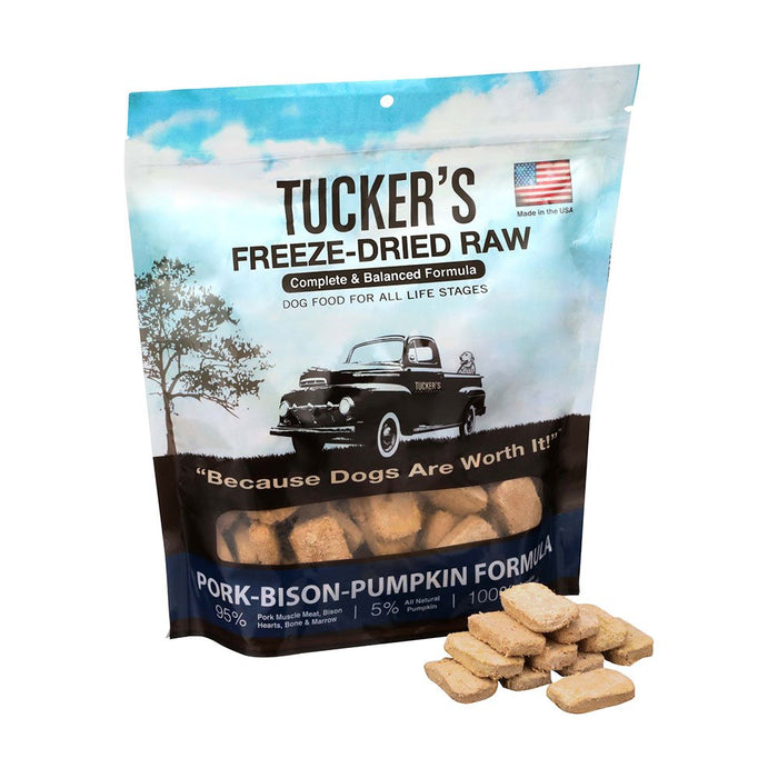 Photo of Tucker's-Tucker's Formula Freeze-Dried Dog Food-Pork, Bison, & Pumpkin-14 oz-from Pet Wish Pros