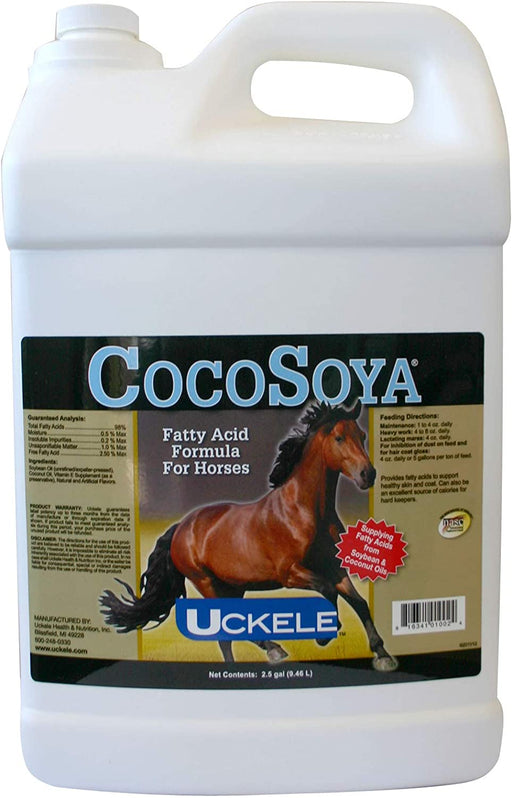 Photo of Uckele Health & Nutrition-Uckele Cocosoya Oil Fatty Acid Supplement for Horses-2.5 Gallon-from Pet Wish Pros