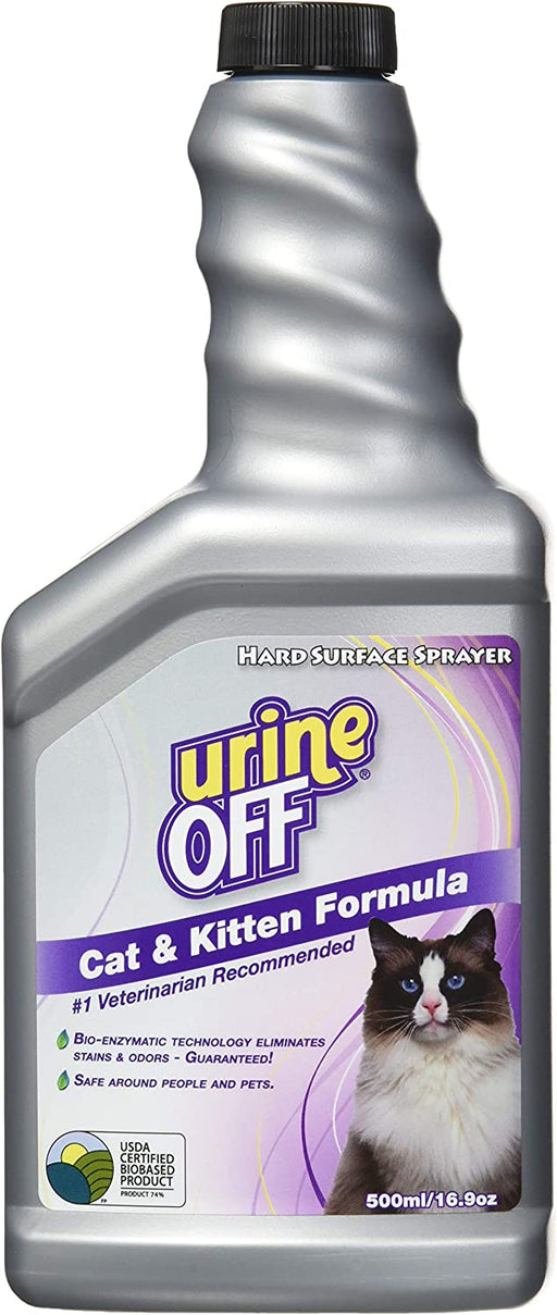 Photo of UrineOff-Urine Off Odor & Stain Remover Spray for Cats & Kittens-500 mL-from Pet Wish Pros