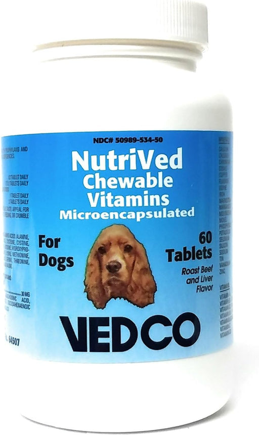Photo of Vedco-NutriVed Chewable Vitamins for Dogs-60 count-from Pet Wish Pros
