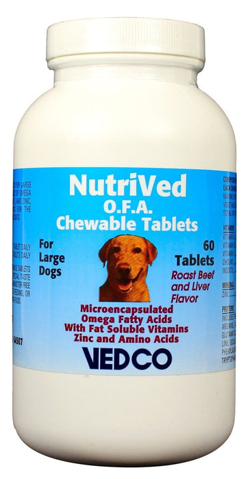 Photo of Vedco-NutriVed OFA Chewable Tablets for Dogs-Large-60 count-from Pet Wish Pros