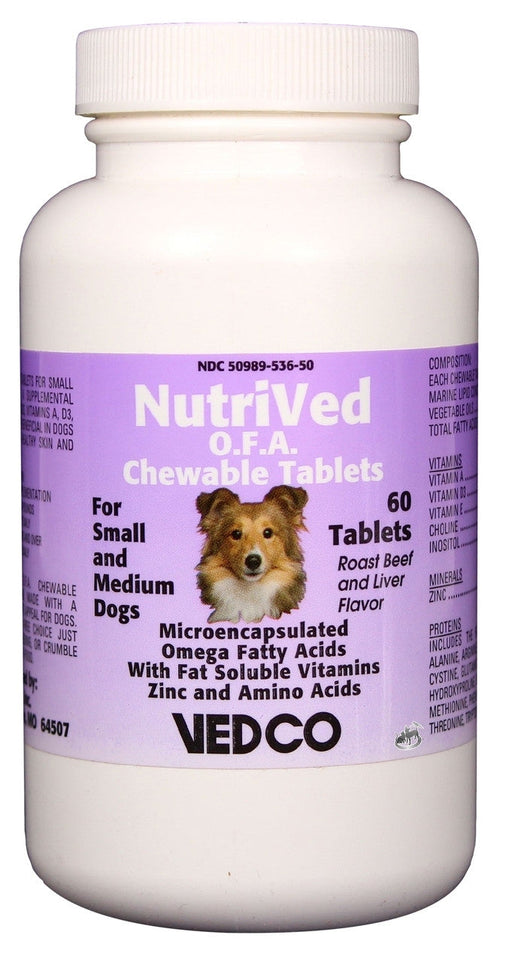 Photo of Vedco-NutriVed OFA Chewable Tablets for Dogs-Small & Medium-60 count-from Pet Wish Pros