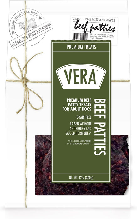 Photo of Vera-Vera Premium Burger Patty Dog Treat-Beef-12 oz-from Pet Wish Pros