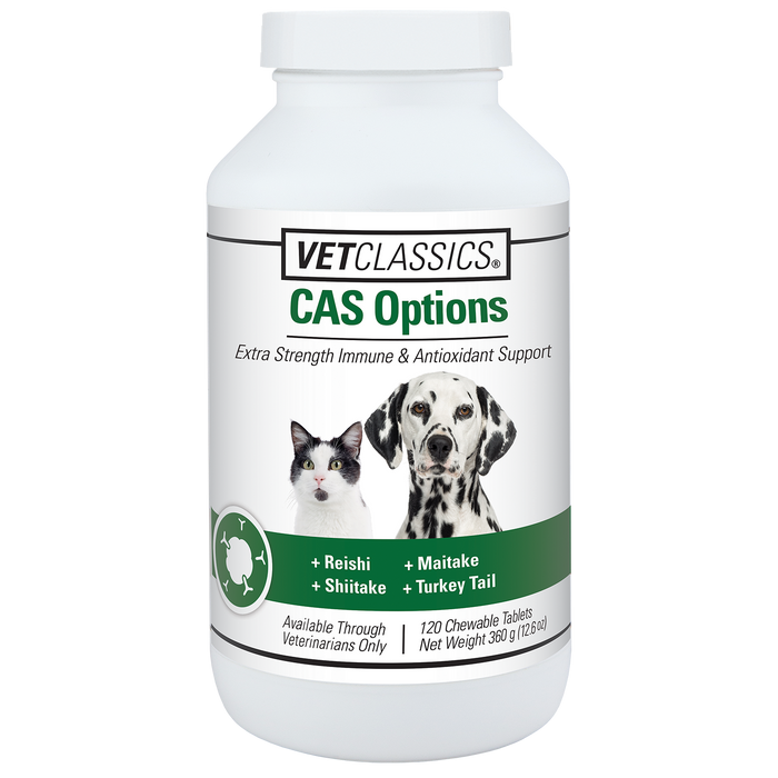 Photo of VetClassics-VetClassics CAS Options [Canine Antioxidant Support] Chewable Tablets-120 count-from Pet Wish Pros