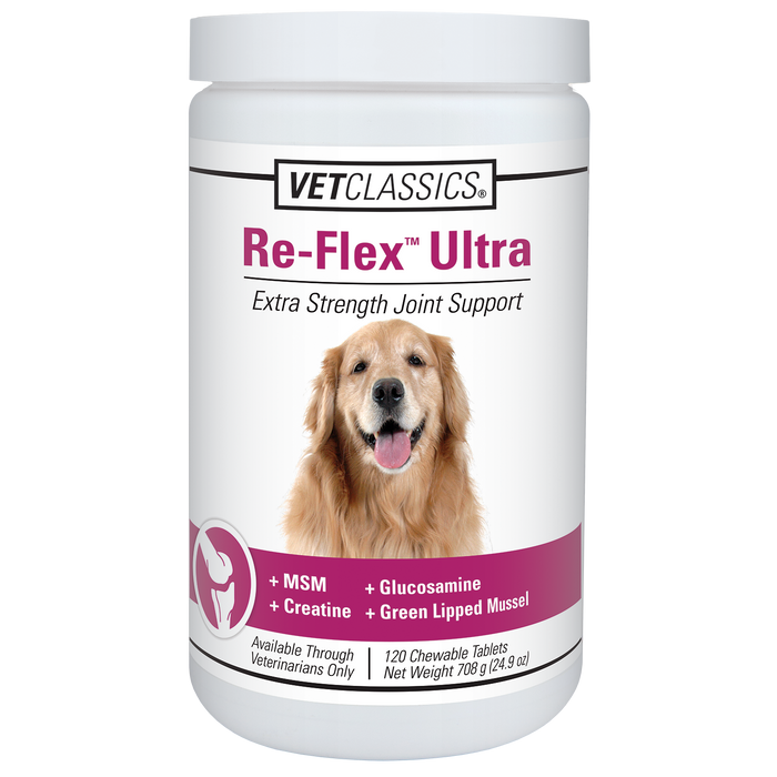 Photo of VetClassics-VetClassics Re-Flex Ultra Joint Support Chewable Tablets for Dogs-120 count-from Pet Wish Pros