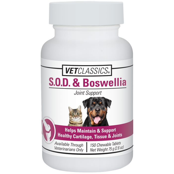 Photo of VetClassics-VetClassics S.O.D. & Boswellia Chewable Tablets-150 count-from Pet Wish Pros