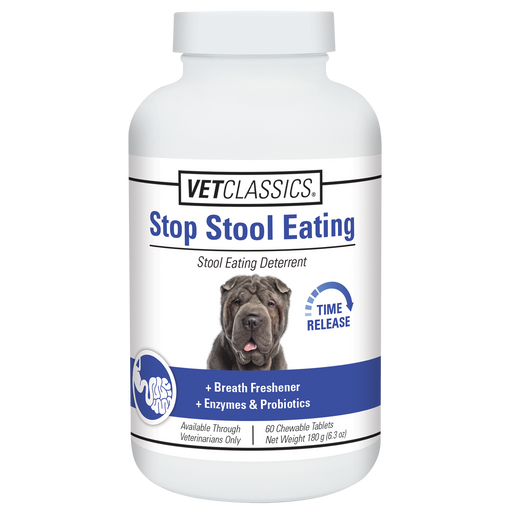 Photo of VetClassics-VetClassics Stop Stool Eating Chewable Tablets for Dogs-60 count-from Pet Wish Pros