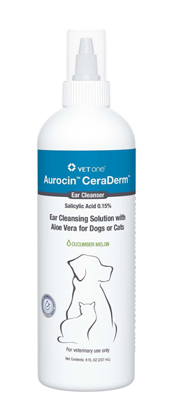 Photo of VetOne-Aurocin Ceraderm Ear Cleanser-8 oz-from Pet Wish Pros