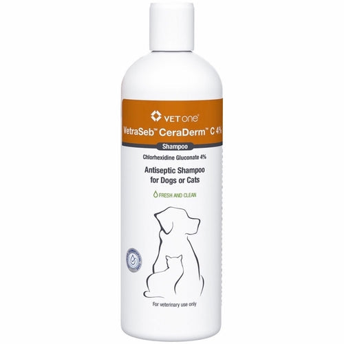 Photo of VetOne-VetraSeb CeraDerm C 4% Shampoo-8 oz-from Pet Wish Pros