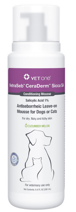 Photo of VetOne-VetraSeb CeraDerm Sicca SA Mousse-6.8 oz-from Pet Wish Pros