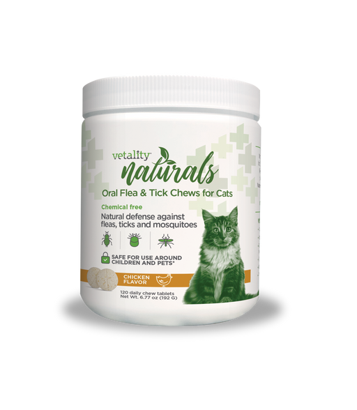 Photo of Vetality-Vetality Naturals Oral Flea & Tick Chews for Cats-120 count-from Pet Wish Pros