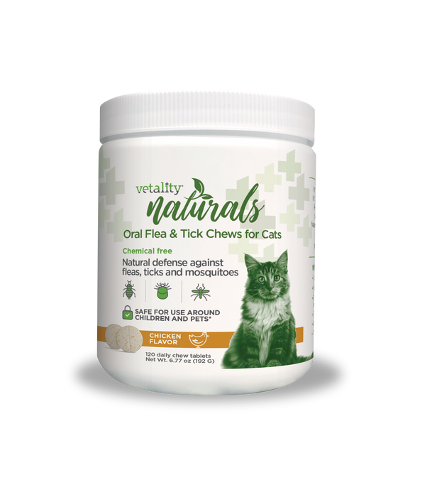 Photo of Vetality-Vetality Naturals Oral Flea & Tick Chews for Cats-120 count-from Pet Wish Pros