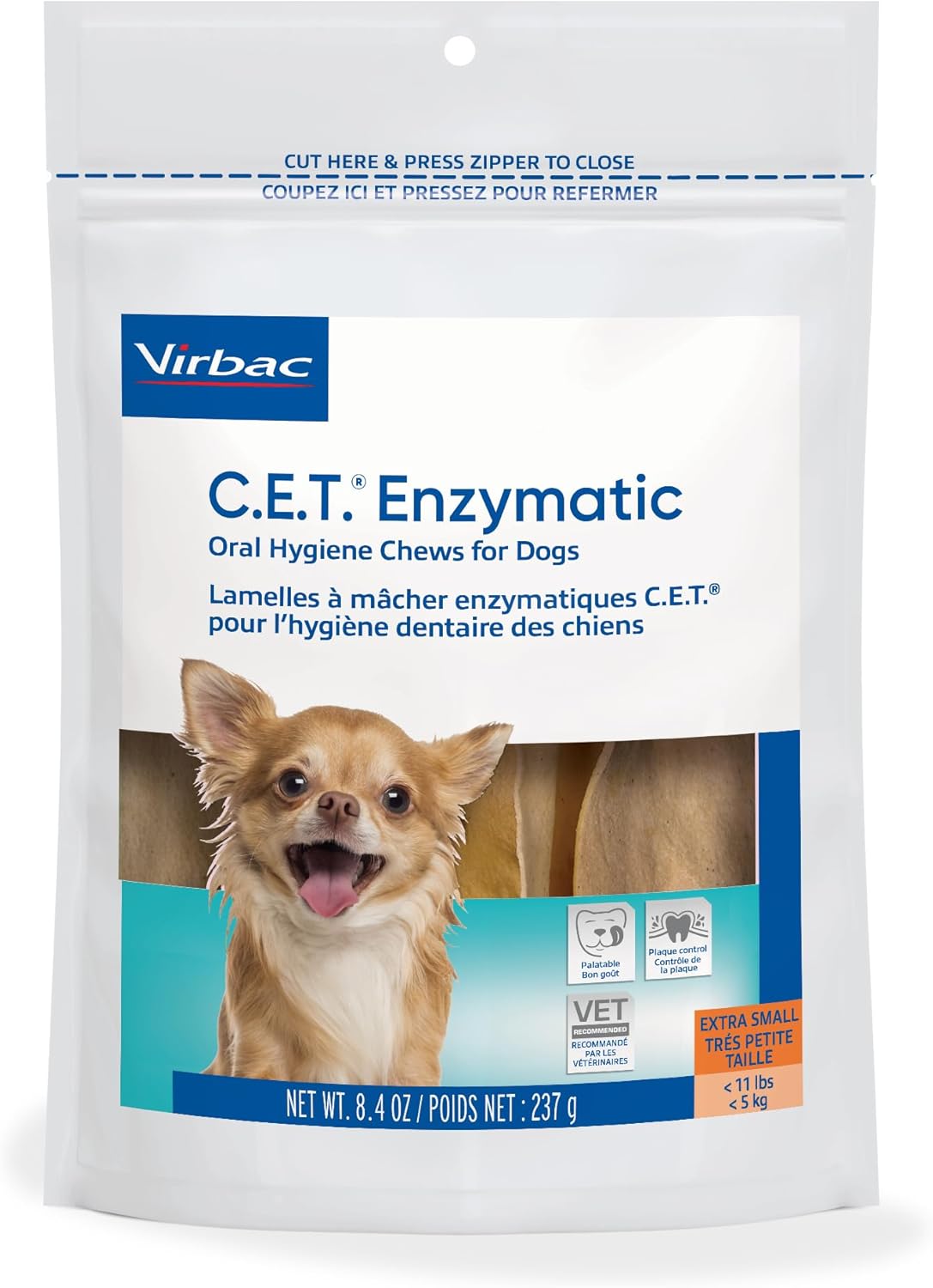 Photo of Virbac-C.E.T. Enzymatic Oral Hygiene Chews for Dogs-X-Small-from Pet Wish Pros
