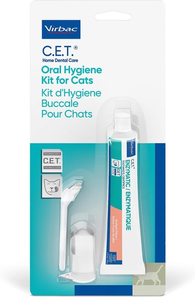 Photo of Virbac-C.E.T. Oral Hygiene Kit for Cats-Seafood Flavor-70 g-from Pet Wish Pros