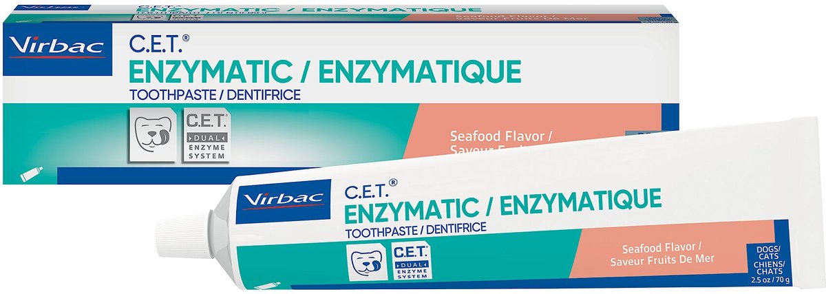 Photo of Virbac-C.E.T. Toothpaste-Seafood Flavor-70 g-1 count-from Pet Wish Pros