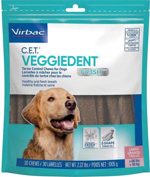 Photo of Virbac-C.E.T. VeggieDent FR3SH Tartar Control Chews for Dogs-from Pet Wish Pros