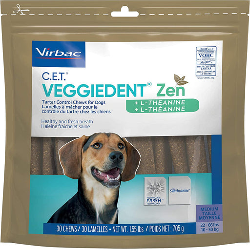 Photo of Virbac-C.E.T. VeggieDent Zen Tartar Control Chews for Dogs-from Pet Wish Pros