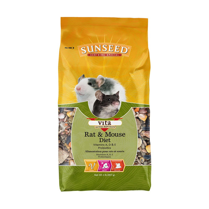 Photo of Vitakraft Sun Seed-SunSeed Vita Sunscription Rat & Mouse Diet Food-2 lb-from Pet Wish Pros