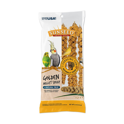 Photo of Vitakraft Sun Seed-Sunseed Golden Millet Spray Natural Birds Treats-4 oz-7 count-from Pet Wish Pros