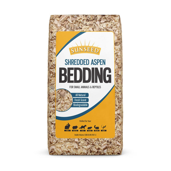 Photo of Vitakraft Sun Seed-Sunseed Shredded Aspen Bedding for Small Animal & Reptiles-1200 cu. in.-from Pet Wish Pros