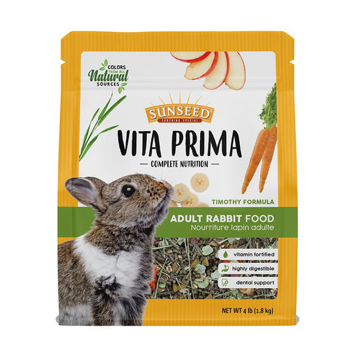 Photo of Vitakraft Sun Seed-Sunseed Vita Prima Complete Nutrition Adult Rabbit Food-4 lb-from Pet Wish Pros