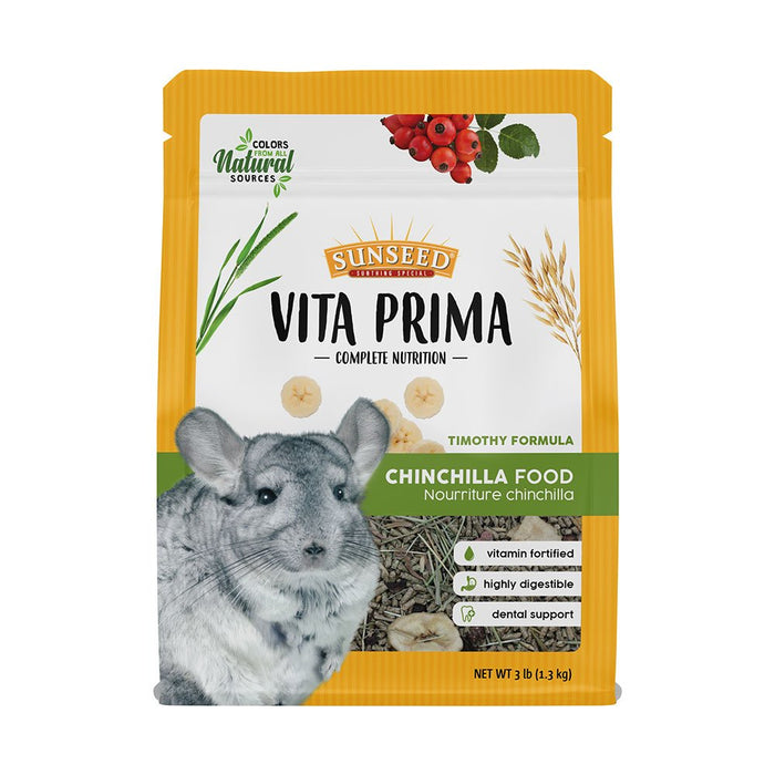 Photo of Vitakraft Sun Seed-Sunseed Vita Prima Complete Nutrition Chinchila Food-3 lb-from Pet Wish Pros