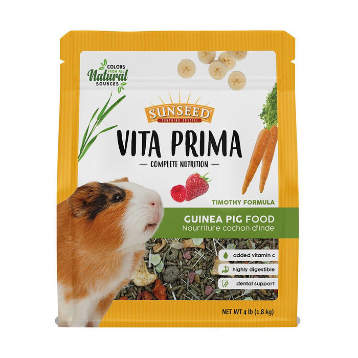 Photo of Vitakraft Sun Seed-Sunseed Vita Prima Complete Nutrition Guinea Pig Food-4 lb-from Pet Wish Pros