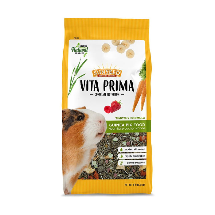 Photo of Vitakraft Sun Seed-Sunseed Vita Prima Complete Nutrition Guinea Pig Food-8 lb-from Pet Wish Pros