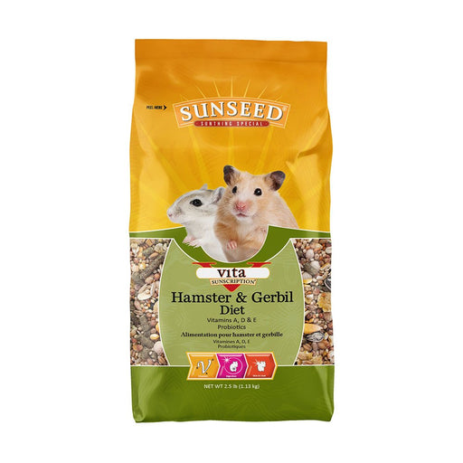 Photo of Vitakraft Sun Seed-Sunseed Vita Sunscription Hamster & Gerbil Food-2.5 lb-from Pet Wish Pros