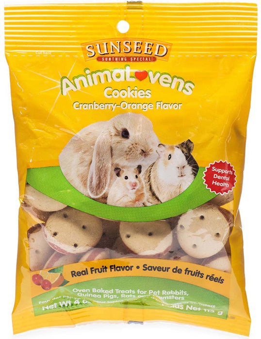 Photo of Vitakraft Sun Seed-Vitakraft AnimaLovens Cookie Treats for Small Animals-Cranberry-Orange-4 oz-from Pet Wish Pros