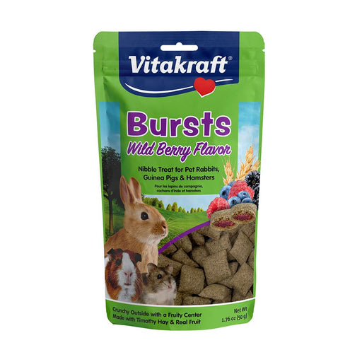 Photo of Vitakraft Sun Seed-Vitakraft Bursts Treats for Rabbits, Guinea Pigs, & Hamsters-Wild Berry-1.75 oz-from Pet Wish Pros