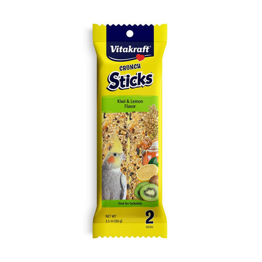 Photo of Vitakraft Sun Seed-Vitakraft Crunch Sticks for Cockatiels-Kiwi & Lemon-3.5 oz-from Pet Wish Pros