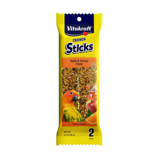 Photo of Vitakraft Sun Seed-Vitakraft Crunch Sticks for Conures-Apple & Orange-3.5 oz-from Pet Wish Pros