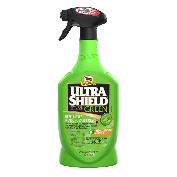 Photo of WF Young-Absorbine Ultrashield Green Natural Fly Repellent-32 oz-from Pet Wish Pros