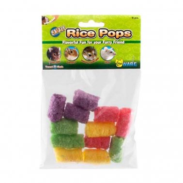 Ware Critter Rice Pops Crunchy Small Animal Chew Treat — Pet Wish Pros
