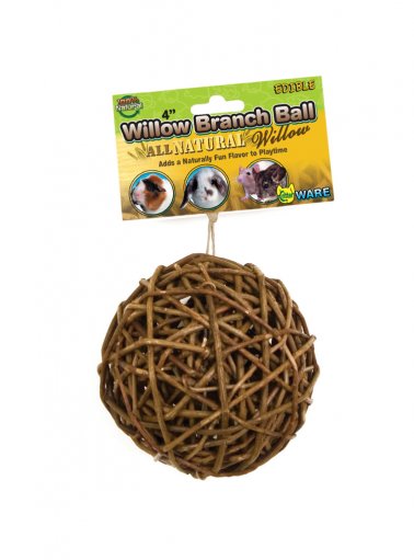 Photo of Ware Pet Products-Ware Willow Branch Ball Small Animal Chew Toy-Pack of 1-from Pet Wish Pros