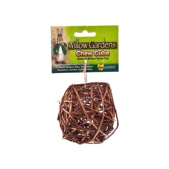 Photo of Ware Pet Products-Ware Willow Gardens Chew Cube for Small Animals-Pack of 1-from Pet Wish Pros