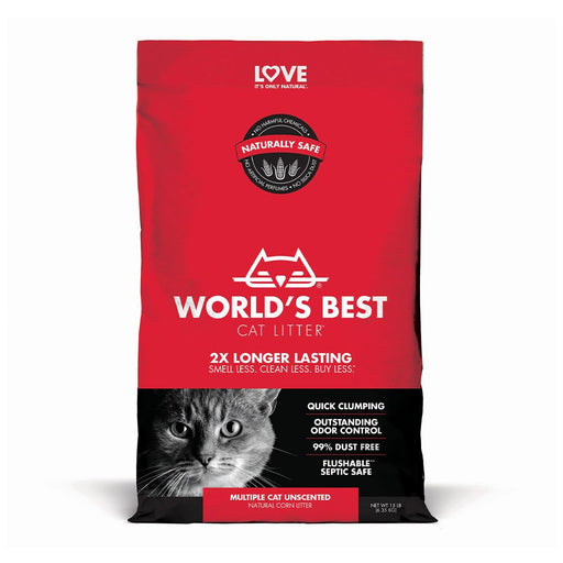 Photo of World's Best Cat Litter-World's Best Cat Litter Multiple Cat Clumping Cat Litter-Unscented-15 lb-from Pet Wish Pros