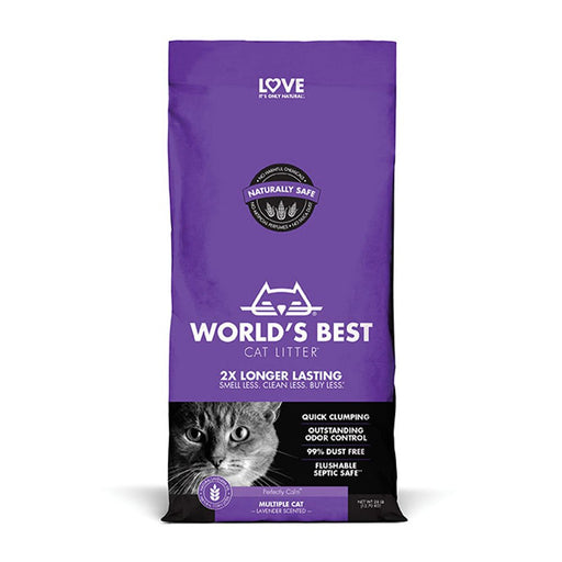 Photo of World's Best Cat Litter-World's Best Cat Litter Multiple Cat Clumping Formula Cat Litter-Lavender-28 lb-from Pet Wish Pros