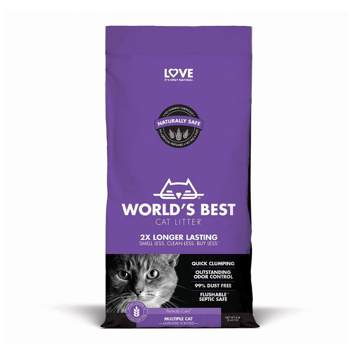 Photo of World's Best Cat Litter-World's Best Cat Litter Multiple Cat Litter-Lavender-8 lb-from Pet Wish Pros