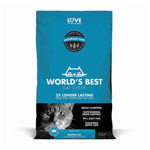 Photo of World's Best Cat Litter-World's Best Cat Litter Multiple Cat Litter-Lotus Blossom-15 lb-from Pet Wish Pros