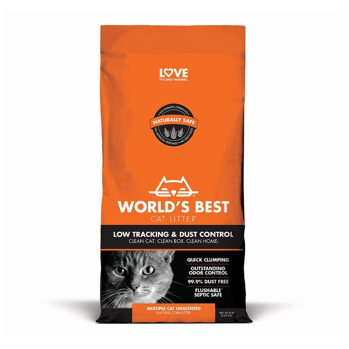 Photo of World's Best Cat Litter-World's Best Cat Litter Multiple Cat Low Tracking & Dust Control Cat litter-8 lb-from Pet Wish Pros