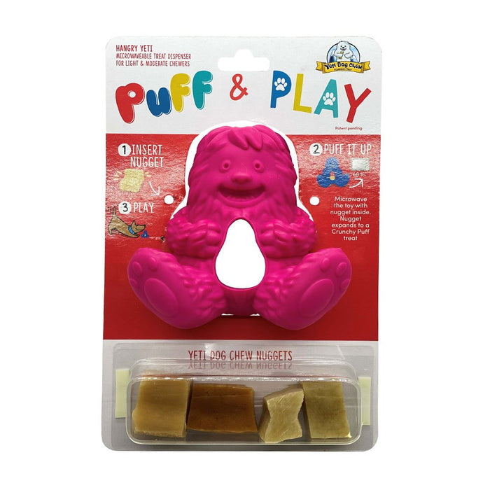 Photo of Yeti Corporation-Yeti Hangry Puff N' Play Treat Dispenser-Pink-1 count-from Pet Wish Pros