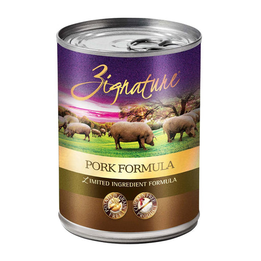 Photo of Zignature-Zignature Limited Ingredient Canned Dog Food-Pork-(13 oz) [12 count]-from Pet Wish Pros