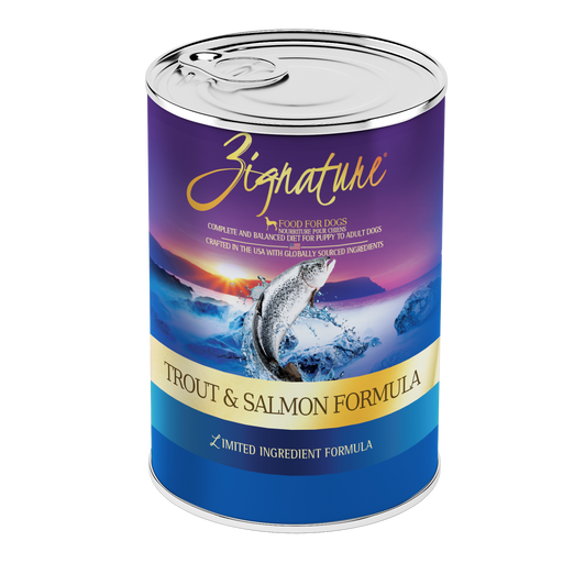 Photo of Zignature-Zignature Limited Ingredient Canned Dog Food-Trout & Salmon-(13 oz) [12 count]-from Pet Wish Pros