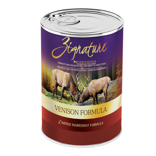 Photo of Zignature-Zignature Limited Ingredient Canned Dog Food-Venison-(13 oz) [12 count]-from Pet Wish Pros