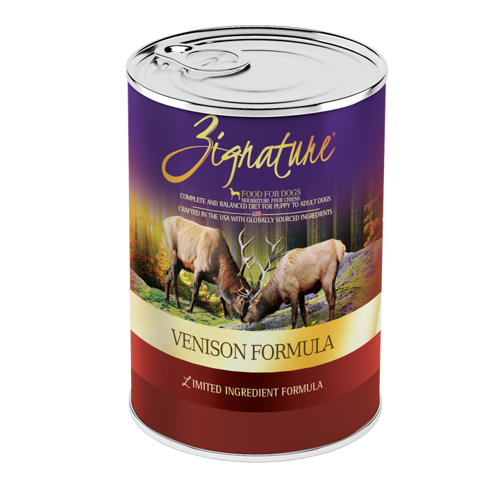 Photo of Zignature-Zignature Limited Ingredient Canned Dog Food-Venison-(13 oz) [12 count]-from Pet Wish Pros