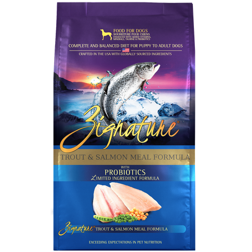 Photo of Zignature-Zignature Limited Ingredient Dry Dog Food-Trout & Salmon-4 lb-from Pet Wish Pros
