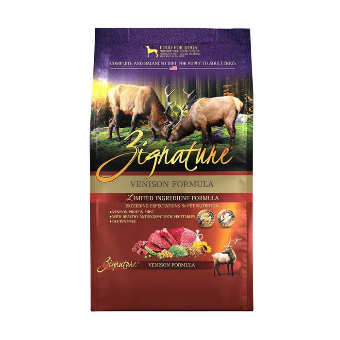 Photo of Zignature-Zignature Limited Ingredient Dry Dog Food-Venison-12.5 lb-from Pet Wish Pros